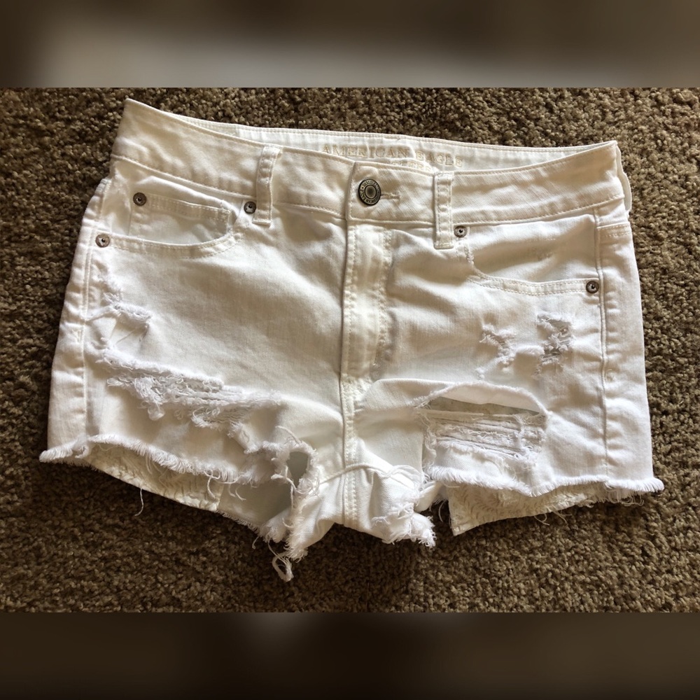 American Eagle distressed shorts